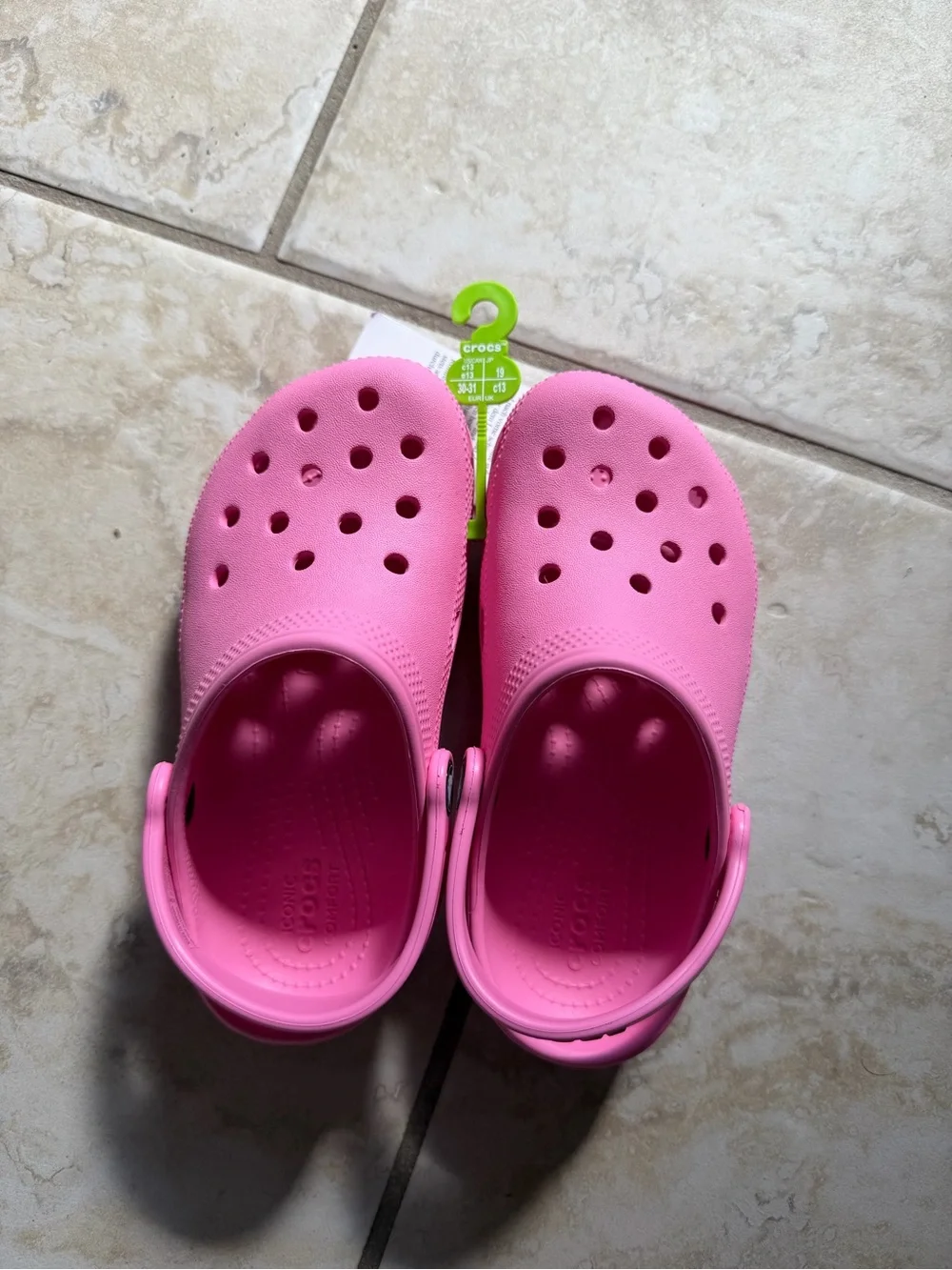 Kids Pink Classic Croc Shoes NWT